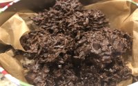 5 Coconut Clusters made with Dark Chocolate